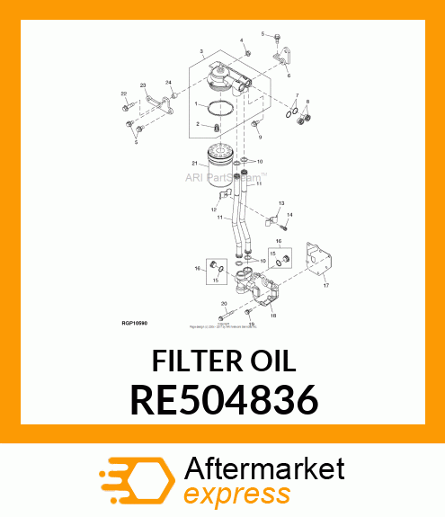 OIL FILTER RE504836