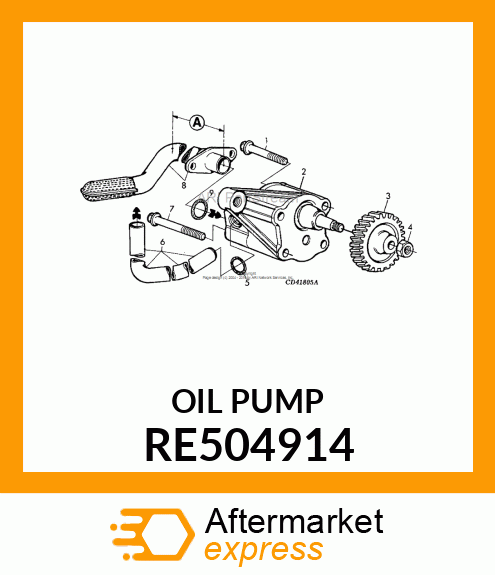 OIL PUMP RE504914