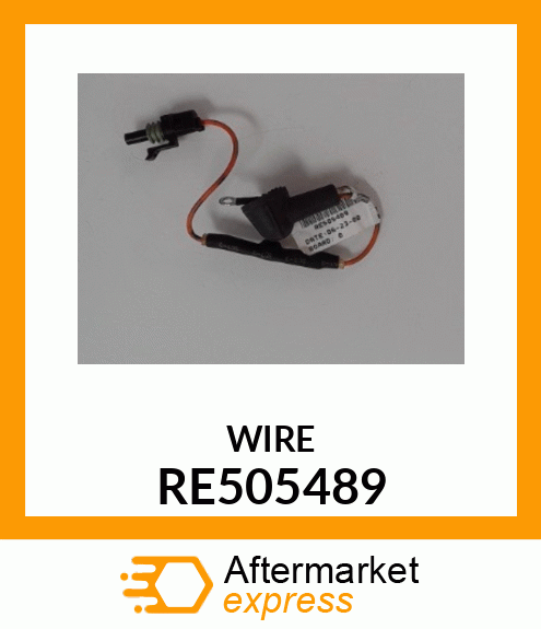 WIRING HARNESS, ALTERNATOR MARINE J RE505489