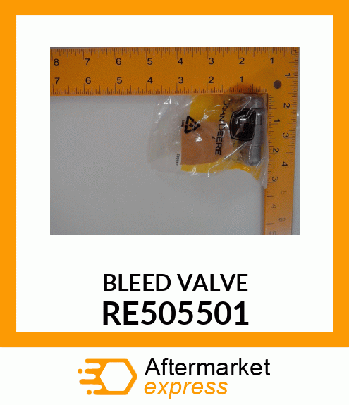 BLEED VALVE, OIL PRESSURE REGULATIN RE505501