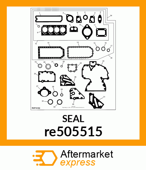 SEAL, FRONT OIL re505515