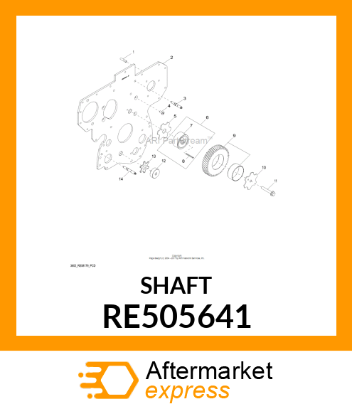 SHAFT RE505641