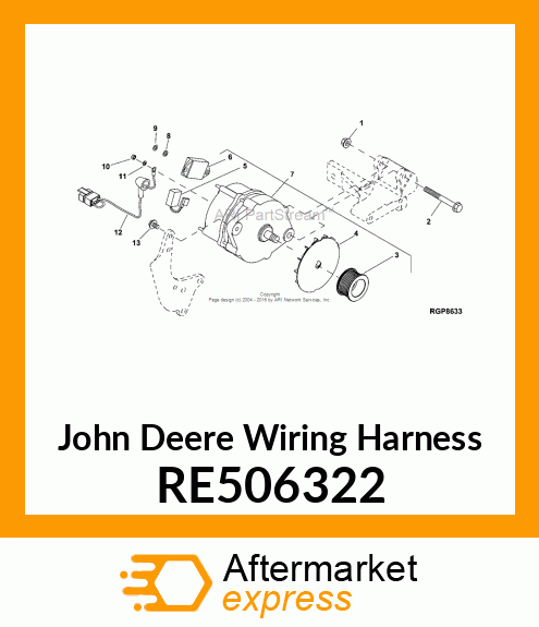 WIRING HARNESS RE506322