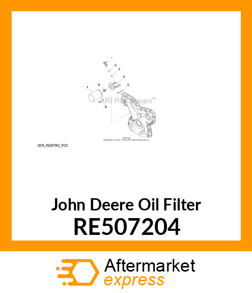 OIL FILTER RE507204