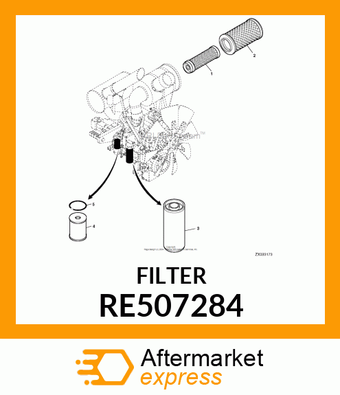 FILTER ELEMENT RE507284