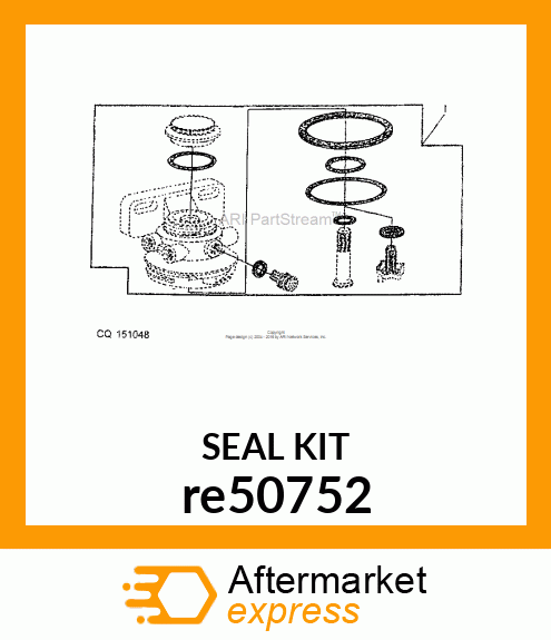 FUEL FILTER SEAL re50752