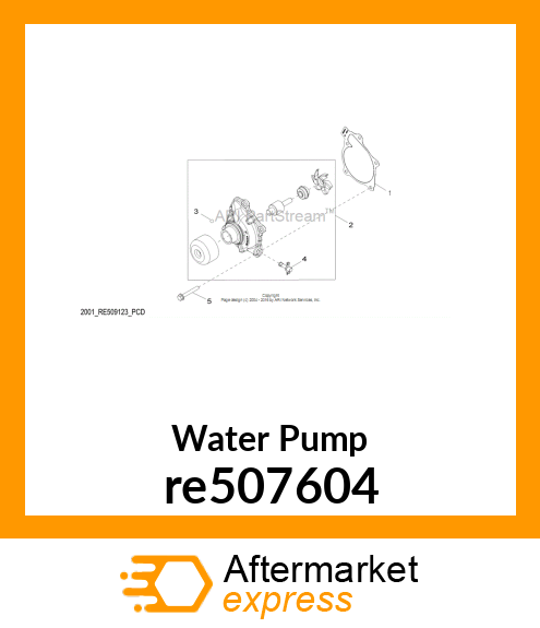 WATER PUMP, re507604