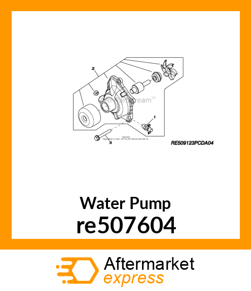 WATER PUMP, re507604