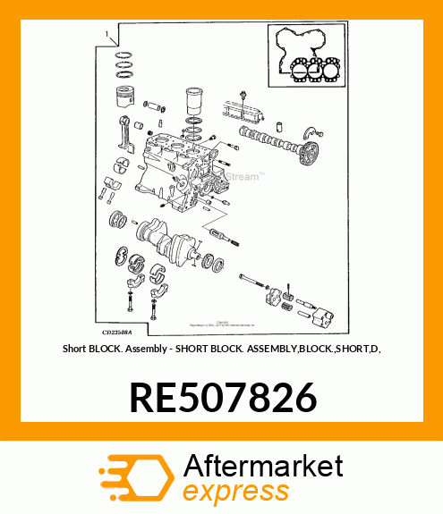Short Block Assembly RE507826