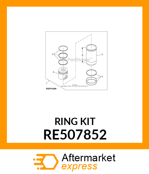 PISTON RING KIT RE507852