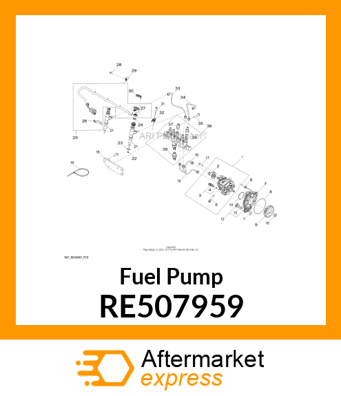 FUEL INJECTION PUMP RE507959