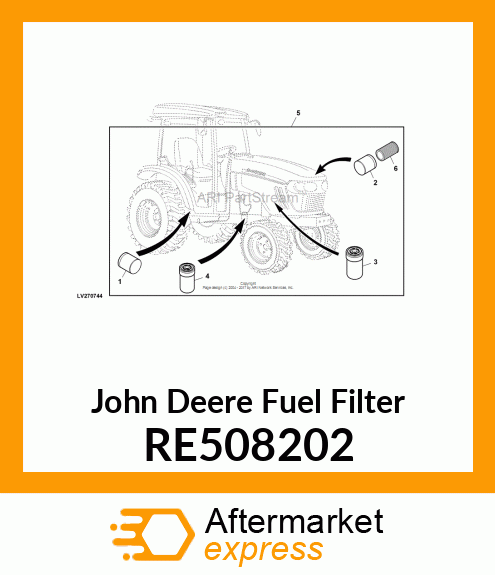 FUEL FILTER RE508202