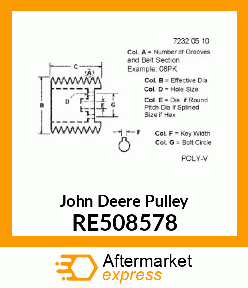 PULLEY RE508578