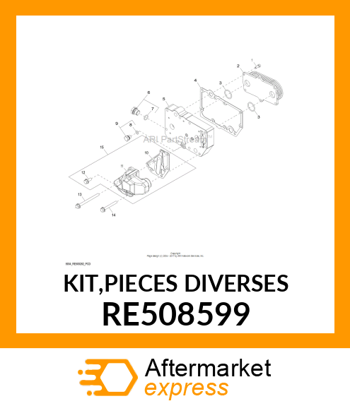 KIT,PIECES DIVERSES RE508599