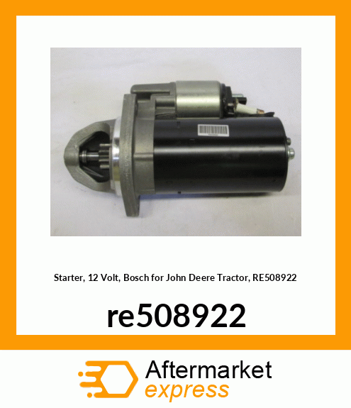 STARTER MOTOR KIT re508922