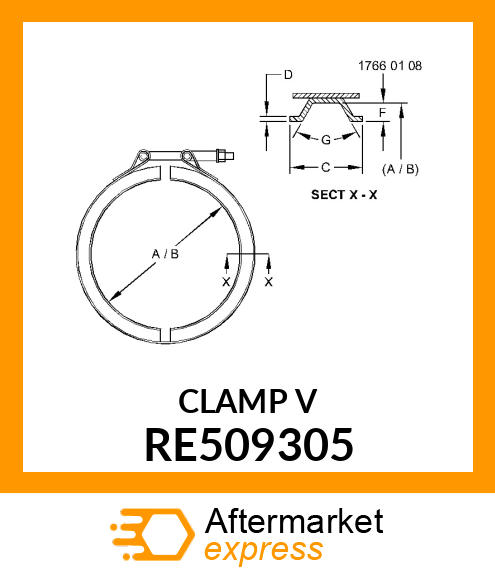 CLAMP V RE509305