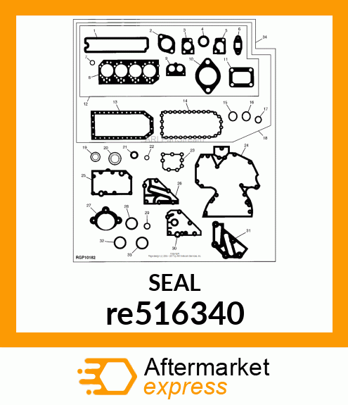 SEAL, FRONT OIL re516340