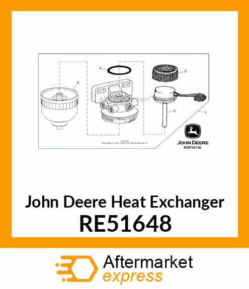 HEAT EXCHANGER RE51648