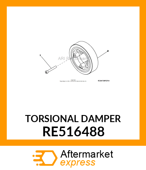 TORSIONAL DAMPER RE516488