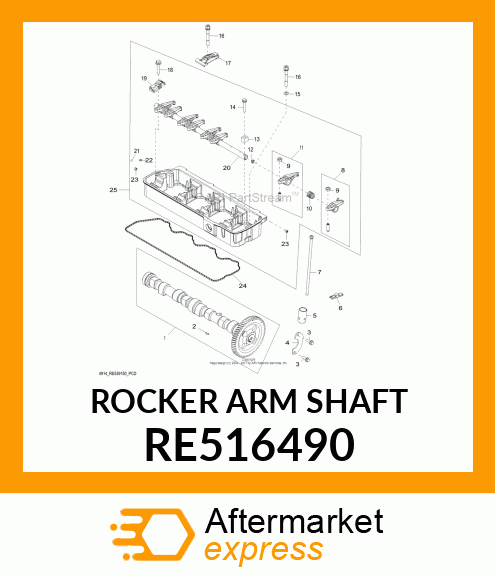 ROCKER ARM SHAFT RE516490