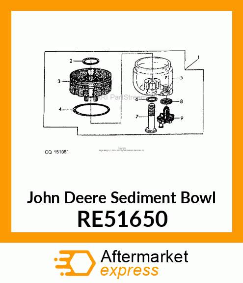 SEDIMENT BOWL, BOWL,TRANSPARENT WA RE51650