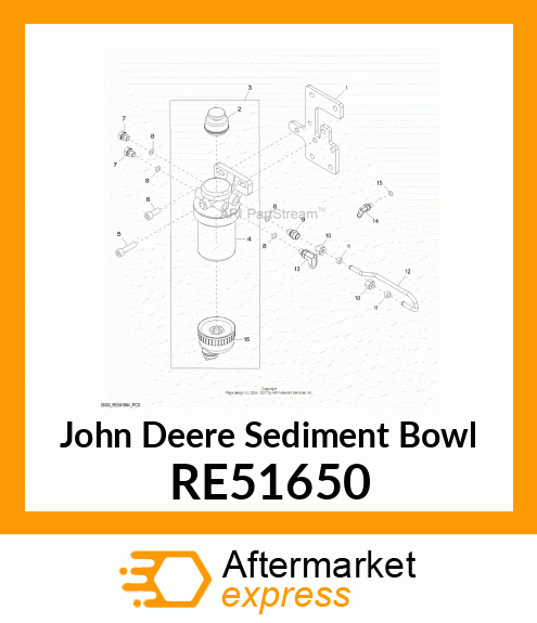 SEDIMENT BOWL, BOWL,TRANSPARENT WA RE51650