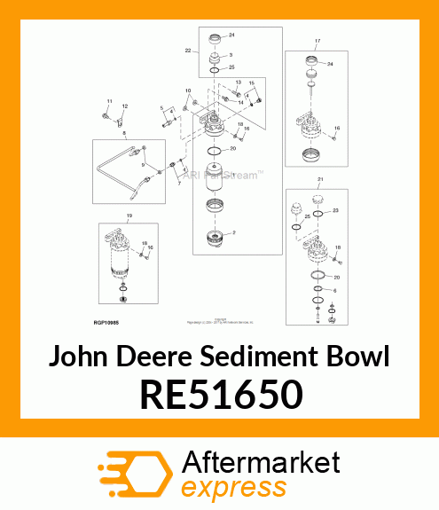 SEDIMENT BOWL, BOWL,TRANSPARENT WA RE51650