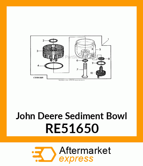 SEDIMENT BOWL, BOWL,TRANSPARENT WA RE51650