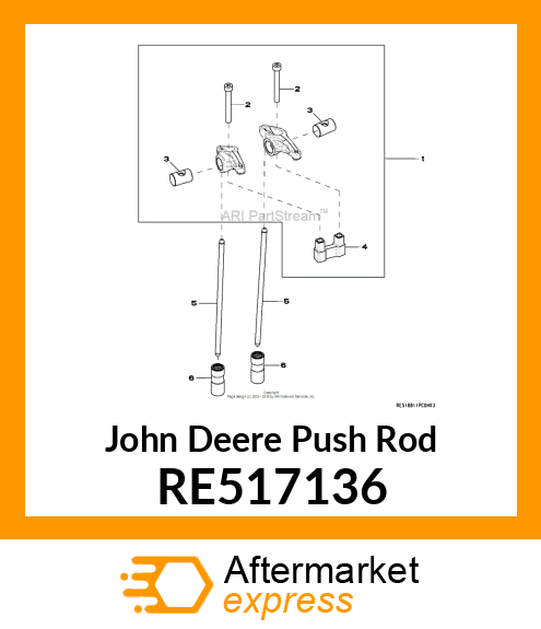 PUSH ROD RE517136