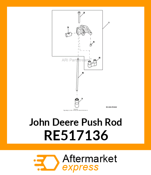 PUSH ROD RE517136