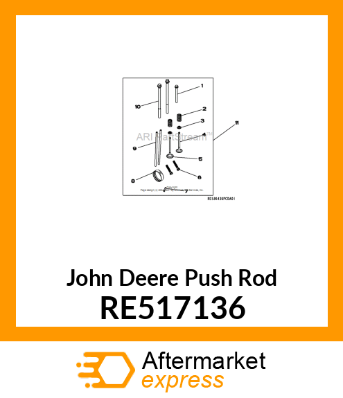 PUSH ROD RE517136