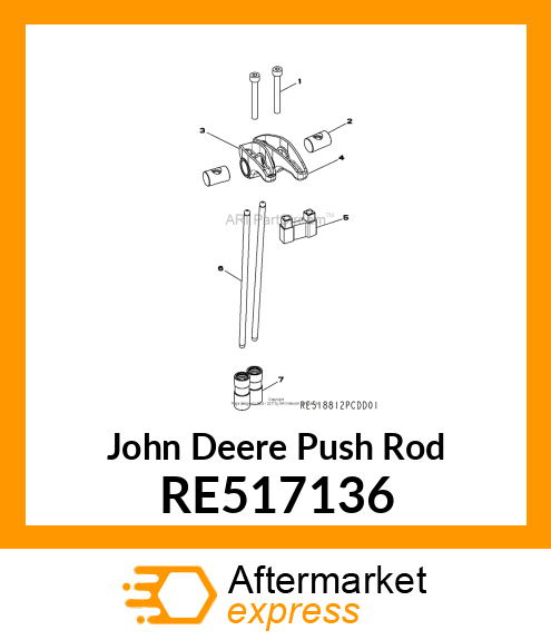 PUSH ROD RE517136