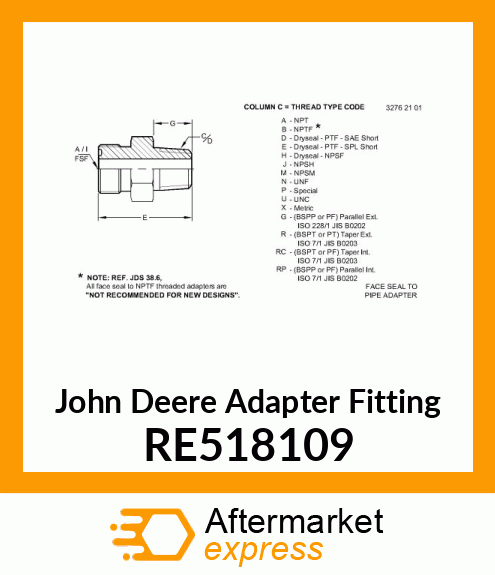 ADAPTER SPECIAL RE518109