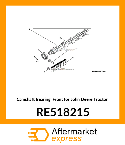 BALL BEARING, CAMSHAFT RE518215