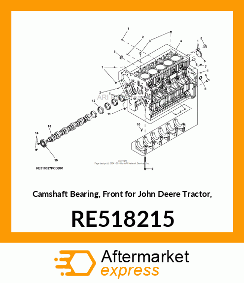 BALL BEARING, CAMSHAFT RE518215