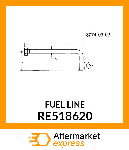 FUEL LINE RE518620