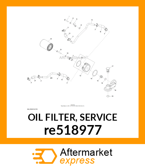 OIL FILTER, SERVICE re518977