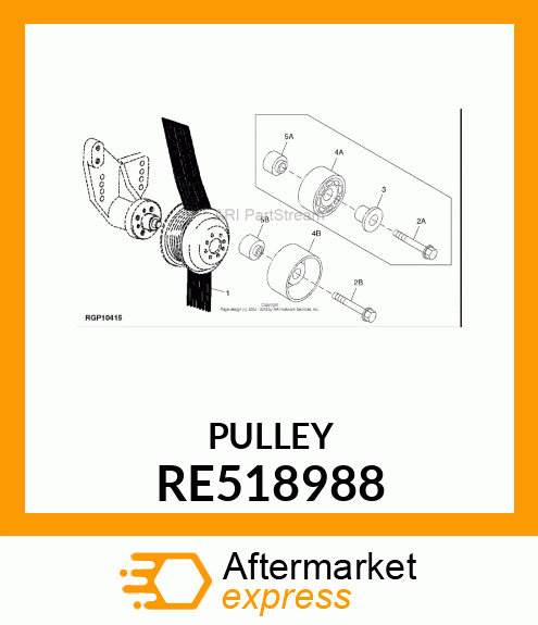 PULLEY, IDLER RE518988