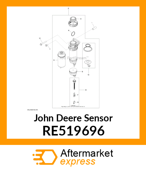 SENSOR RE519696