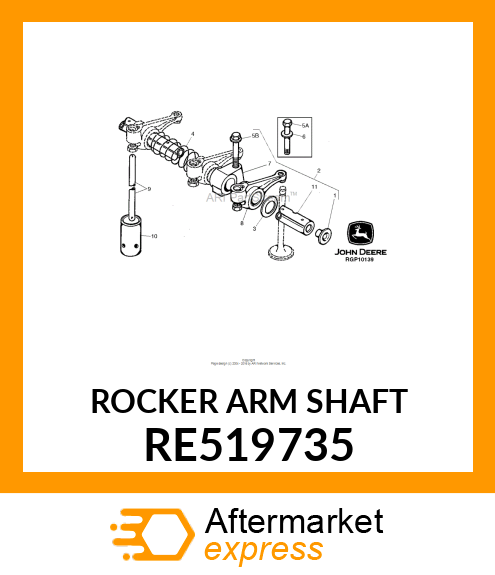 ROCKER ARM SHAFT RE519735