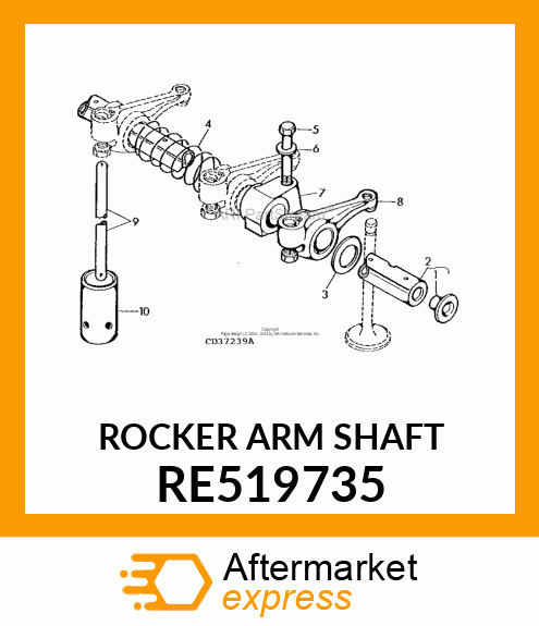 ROCKER ARM SHAFT RE519735