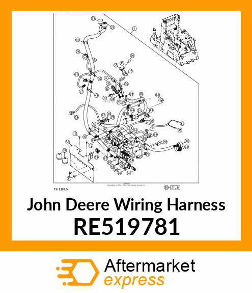 WIRING HARNESS RE519781