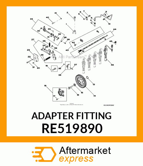 ADAPTER FITTING RE519890