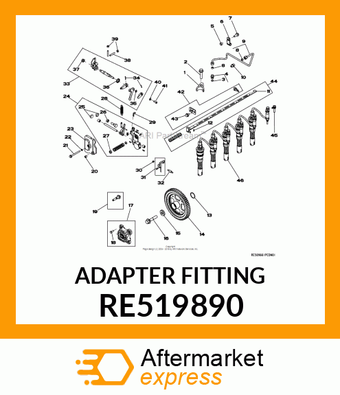 ADAPTER FITTING RE519890