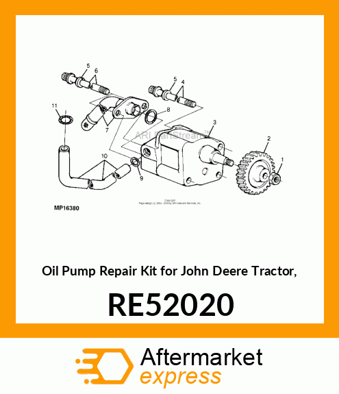 OIL PUMP SERVICE RE52020