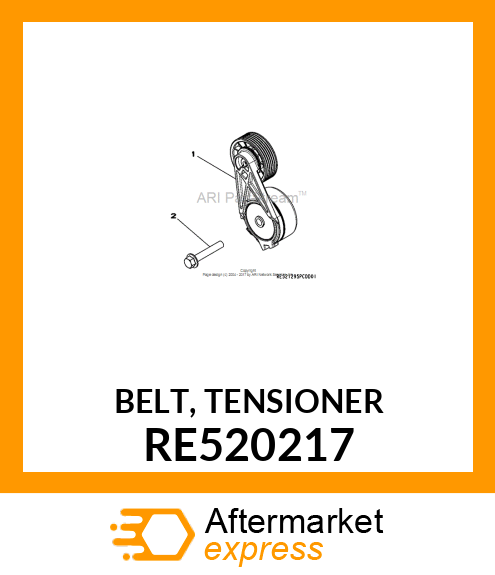 BELT, TENSIONER RE520217