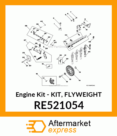 Engine Kit - KIT, FLYWEIGHT RE521054