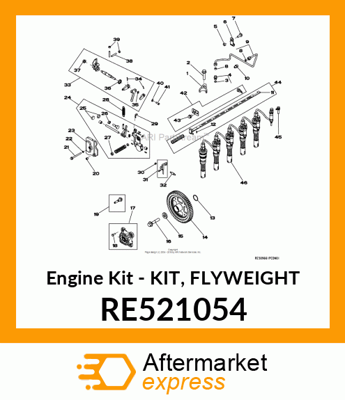 Engine Kit - KIT, FLYWEIGHT RE521054