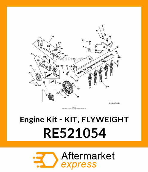 Engine Kit - KIT, FLYWEIGHT RE521054