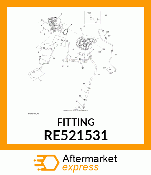 ADAPTER FITTING RE521531